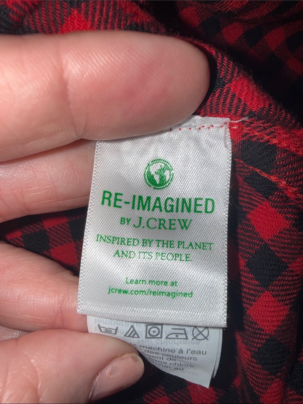J Crew Classic Fit Boyfriend Flannel Shirt - Size 4 - Picture 7 of 8
